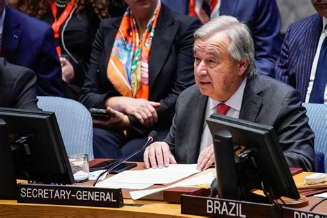 Israel Pide La Dimisi N Del Secretario General De La Onu Y Bloquea Los