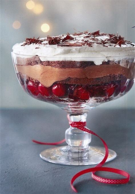 Schwarzwalder Kirsch Trifle Recept Kersen Recepten Kerstrecepten