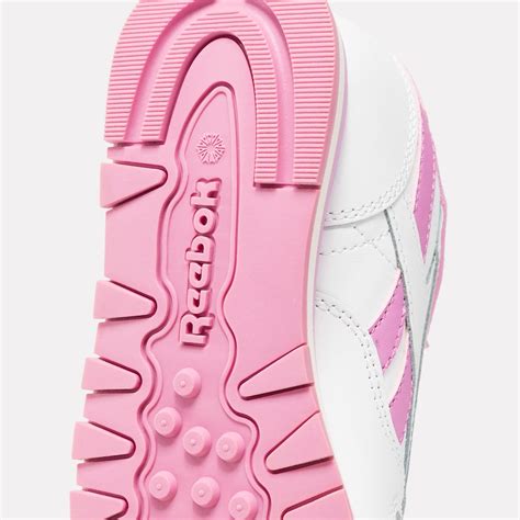 Classic Leather Sneakers In Cloud White Jasmine Pink Chalk Reebok Official Uk