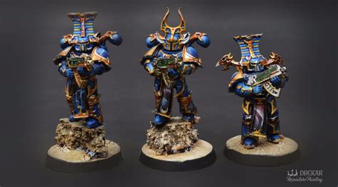 Thousand Sons Rubric Marines 10 Man Unit Commission Painting