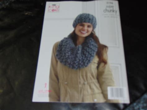 King Cole Super Chunky Knitting Pattern 5196 Ebay