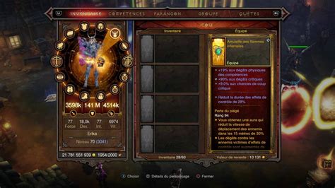 Diablo III Reaper Of Souls Build Gr 50 Chasseur De Demon YouTube