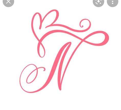 Letter N Cursive Png Free Download Artofit