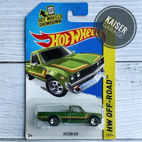 Hot Wheels Datsun 620 Metalflake Green Shopee Malaysia