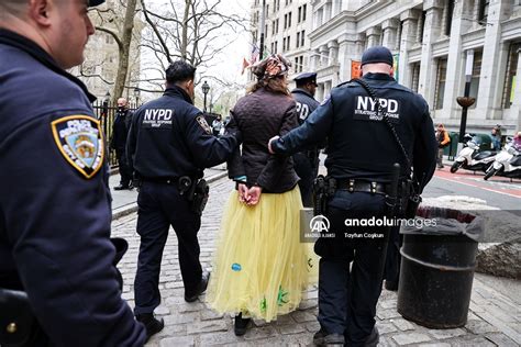 New York Ta Iklim De I Ikli I Protestosu D Zenlendi Anadolu Ajans