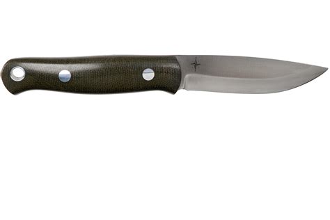 Bark River Bushcrafter Lt Cpm V Black Canvas Micarta Voordelig