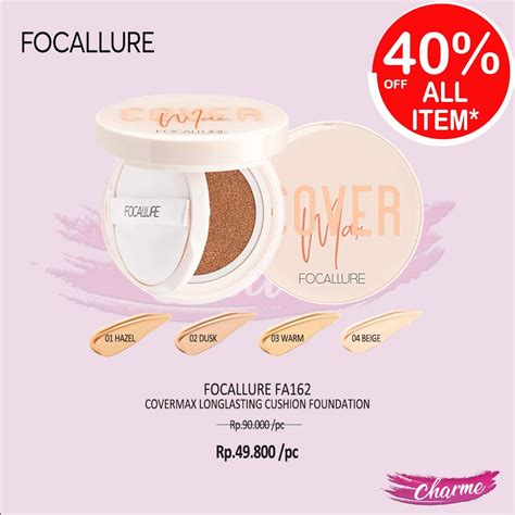 Jual Ready And Ori Focallure Covermax Longlasting Cushion Foundation Fa