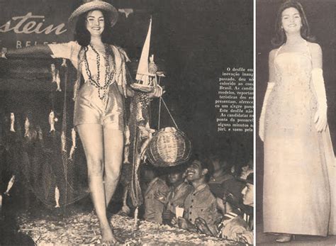 Miss Brasil de 1964 Ângela Vasconcelos Fernando Machado