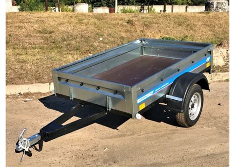 Купить АВТОМОБИЛЬНЫЙ ПРИЦЕП КРЕМЕНЬ "СТАНДАРТ" 2,5X1,3М (БОРТ 500ММ) в ...