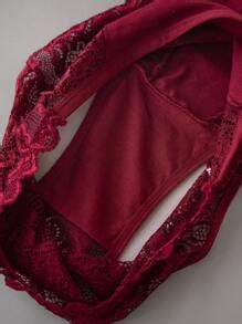 Pack Sexy Floral Lace Panty Lingerie SHEIN USA