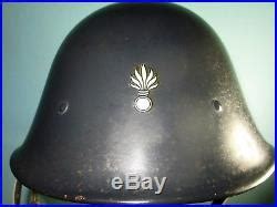 Orig Dutch Indonesian M38 KNIL Helmet MILSCO Prod Casque Stahlhelm