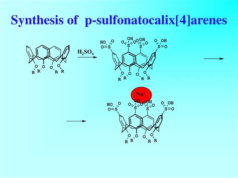 Ppt The Synthesis Of Sulfo Derivatives Of Calix 4 Arenes Powerpoint