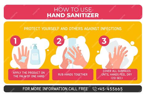 Free Vector How To Use Hand Sanitizer Infographic