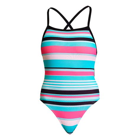 Funkita Fresh Mint Ladies Tie Me Tight One Piece Aqua Swim Supplies