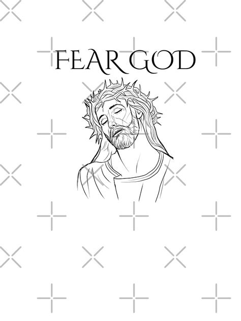 Fear God Sticker For Sale By Nolimitty24 Redbubble