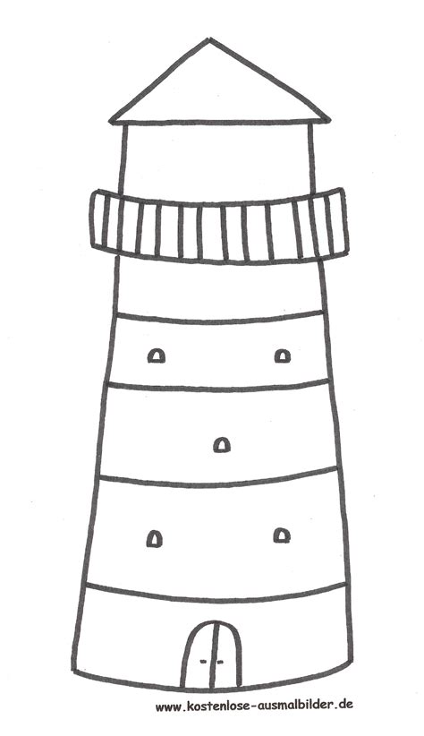 malvorlagen ausmalbilder leuchtturm ausmalbilder gebaeude malvorlagen