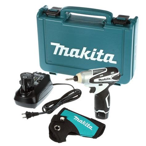 Makita 12 Volt Max Lithium Ion Cordless Impact Driver Kit Dt01w The