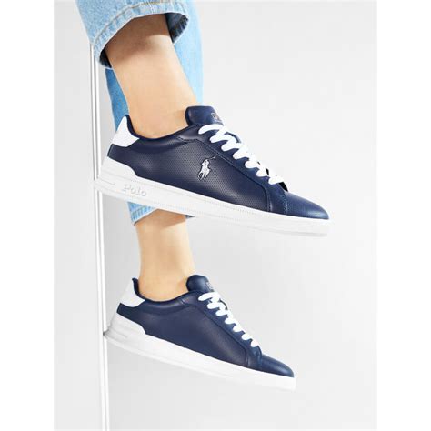 Sneakers Polo Ralph Lauren Hrt Ct Ii Bleumarin Epantofi Ro