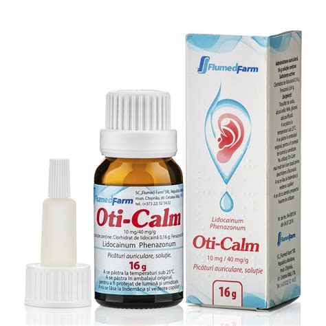 Flumed Farm Srl Oti Calm 10 Mg40 Mgg Picături Auriculare