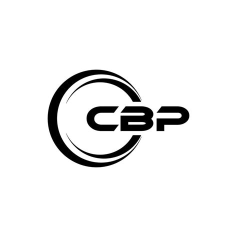 CBP letter logo design in illustration. Vector logo, calligraphy ...