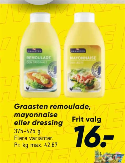 Graasten Remoulade Mayonnaise Eller Dressing Tilbud Hos Bilka