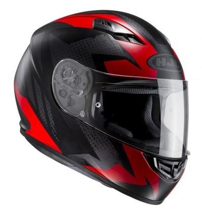 Casco Integrale HJC CS 15 Treague Nero E Rosso