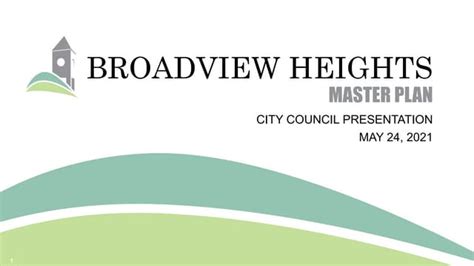 Broadview Heights Master Plan City Council Presentation Ppt