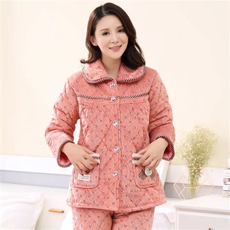 25 Degree Russian Winter Overalls 3 Layers Quilted Pajamas Women