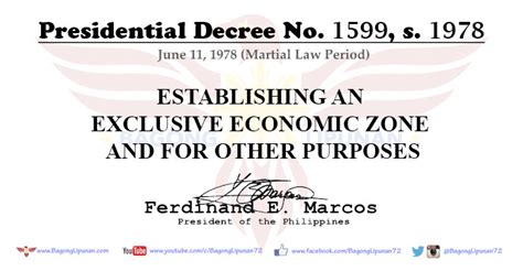 Presidential Decree No 1599 S 1978 Bagong Lipunan