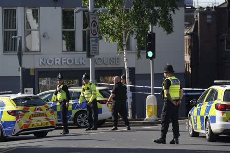 Victims identified as police hunt motive for Nottingham attack