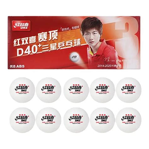 Dhs Star D Table Tennis Ball Star New Material Abs Seamed