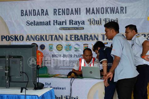 Dibuka Posko Terpadu Layani Pemudik Di Bandara Rendani Manokwari