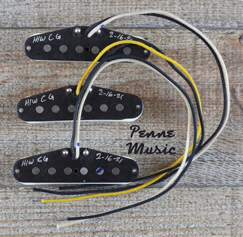 Fender Custom Shop 60 63 Stratocaster Hand Wound Pickup Set