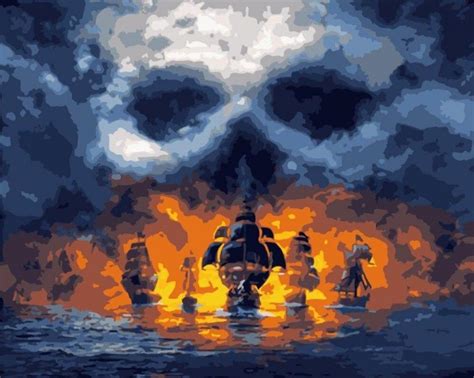 Pirate Ship Paint By Numbers Numeral Paint Kit