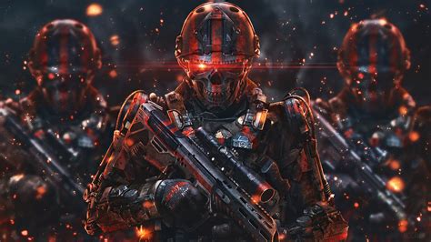 Sci Fi Soldiers 4k Hd Phone Wallpaper Rare Gallery