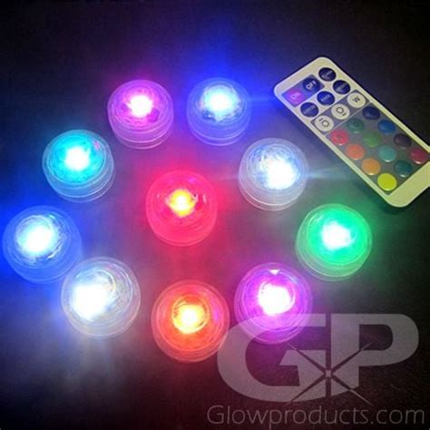 Waterproof LED Tea Lights with Remote - Multi-Color