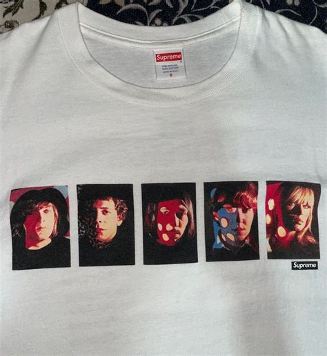 Supreme The Velvet Underground And Nico Tee Mens Fashion Tops And Sets