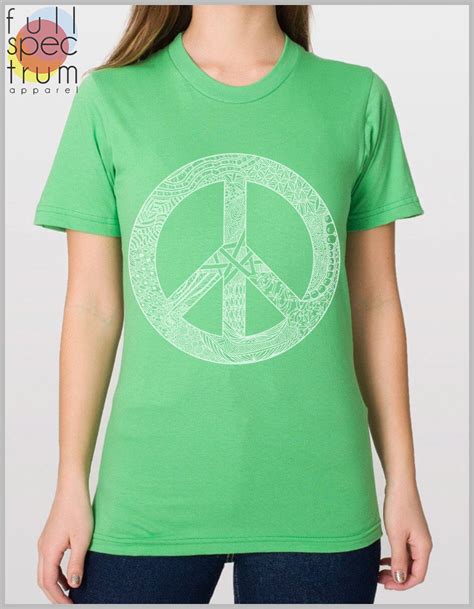 PEACE Sign Graphic Tee Symbol T Shirt Men's Women's | Etsy