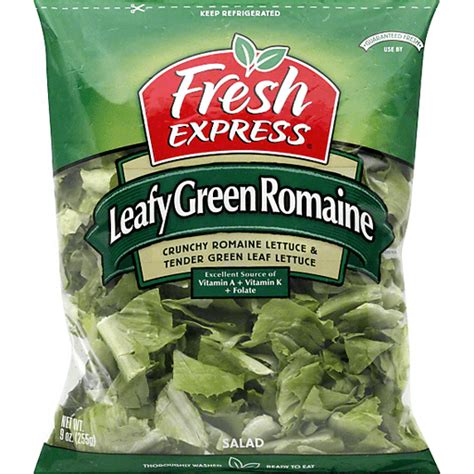 Fresh Express® Leafy Green Romaine Lettuce Blend 9 Oz Bag Salad