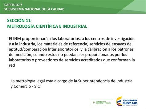 Subsistema Nacional De La Calidad De Colombia Sical PPT