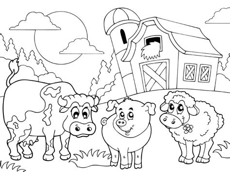 Coloriages Les Animaux De La Ferme Coloriage Animaux De La Ferme