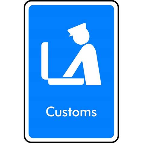 KPCM | "Customs" Sign | Made in the UK