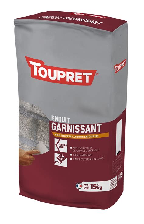 Enduit garnissant extérieur en poudre TOUPRET 15 kg Leroy Merlin