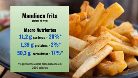 Quantas calorias tem mandioca frita Será que engorda Veja a tabela