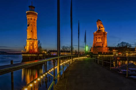 Lindau Noite Lake Constance Foto Gratuita No Pixabay Pixabay