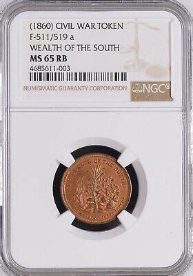 Wealth Of The South 511 519 NGC MS65 STUNNING TOP POP No Other RB At