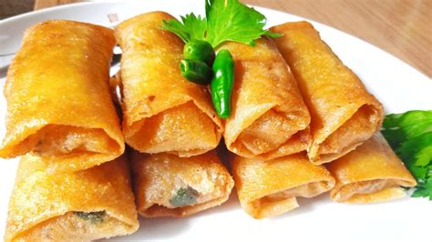 KULIT LUMPIA MIE INSTAN DIJADIKAN CEMILAN ENAK BANGET LUMPIA ISI