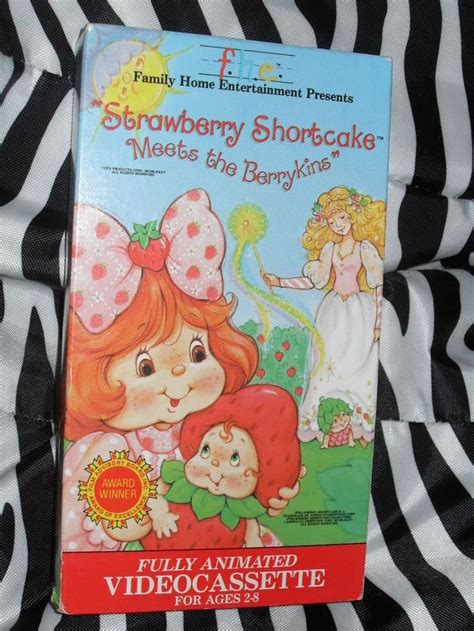 RARE VINTAGE STRAWBERRY SHORTCAKE MEETS THE BERRYKINS VHS FHE Vintage