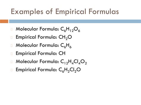 Ppt Empirical Formulas Powerpoint Presentation Free Download Id 9508162