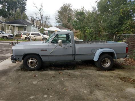 First Generation 1991 Dodge Ram 350 3500 Diesel Drw Dually 1 Ton